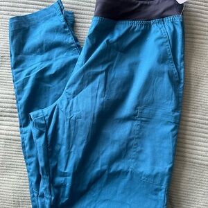 Scrub pants carribean blue